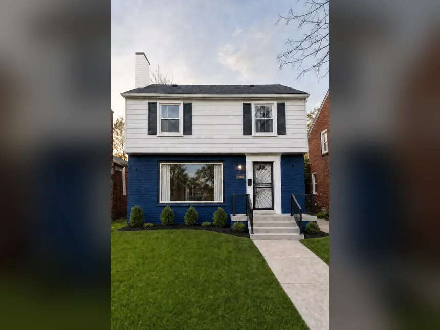 La maison de Detroit après travaux